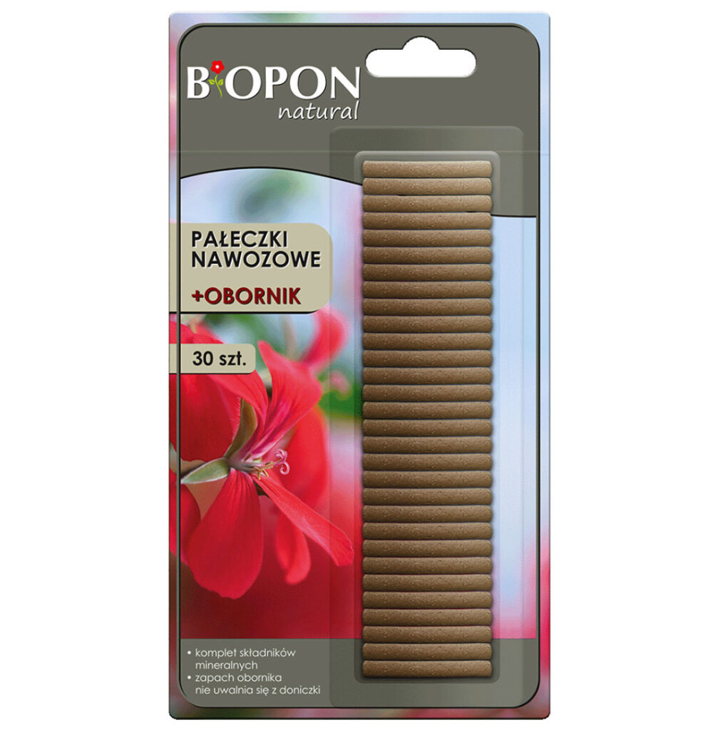 Pałeczki nawozowe + obornik 30 szt. BIOPON
