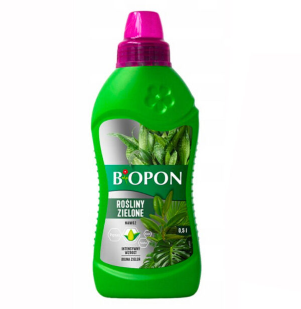 Nawóz do roślin zielonych w płynie 0,5 l BIOPON