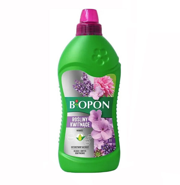 Nawóz do roślin kwitnących w płynie 1 l BIOPON