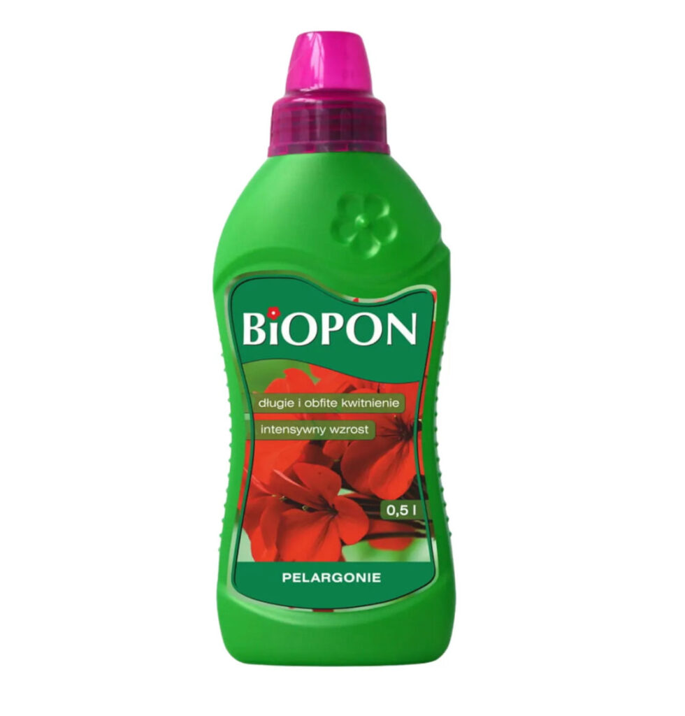 Nawóz do pelargonii w płynie 0,5 l BIOPON