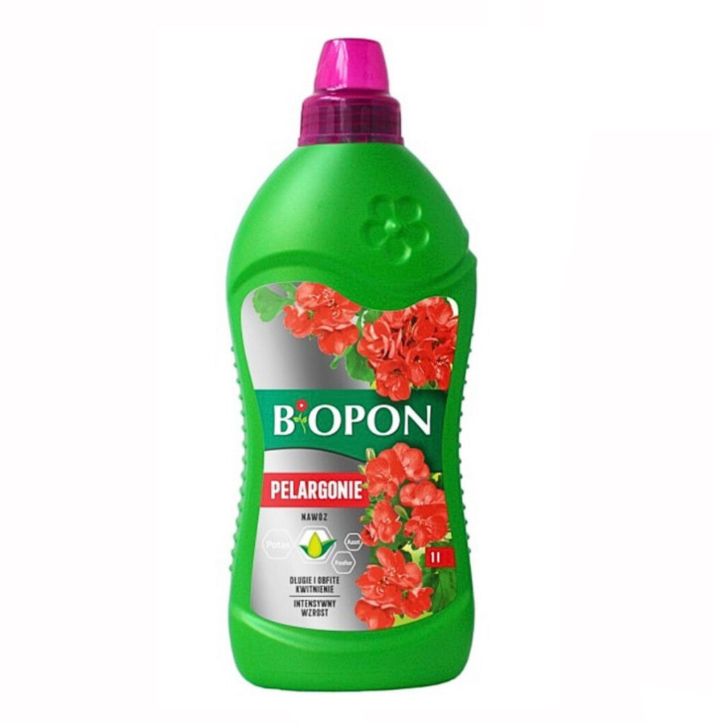 Nawóz do pelargonii w płynie 1 l BIOPON