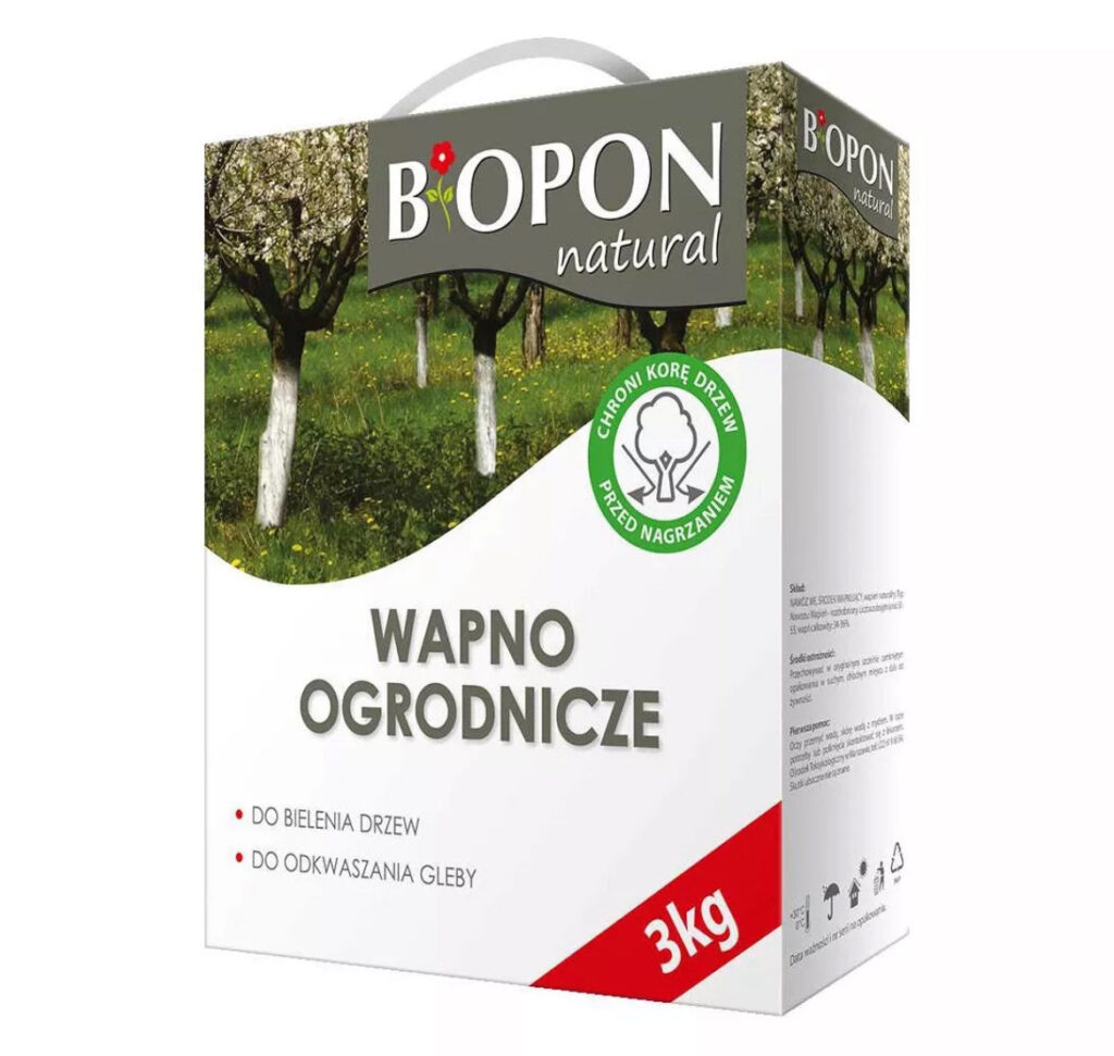 Wapno ogrodnicze granulowane 3 kg BIOPON