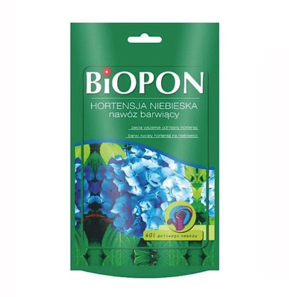 Nawóz do hortensji barwiący niebieski 200 g BIOPON