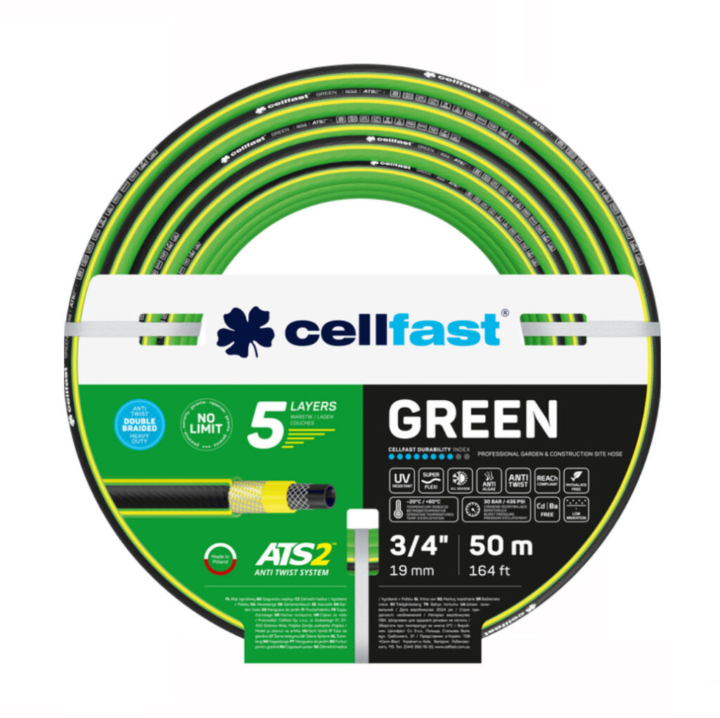 Wąż ogrodowy GREEN ATS2 3/4″ 50 m Cellfast