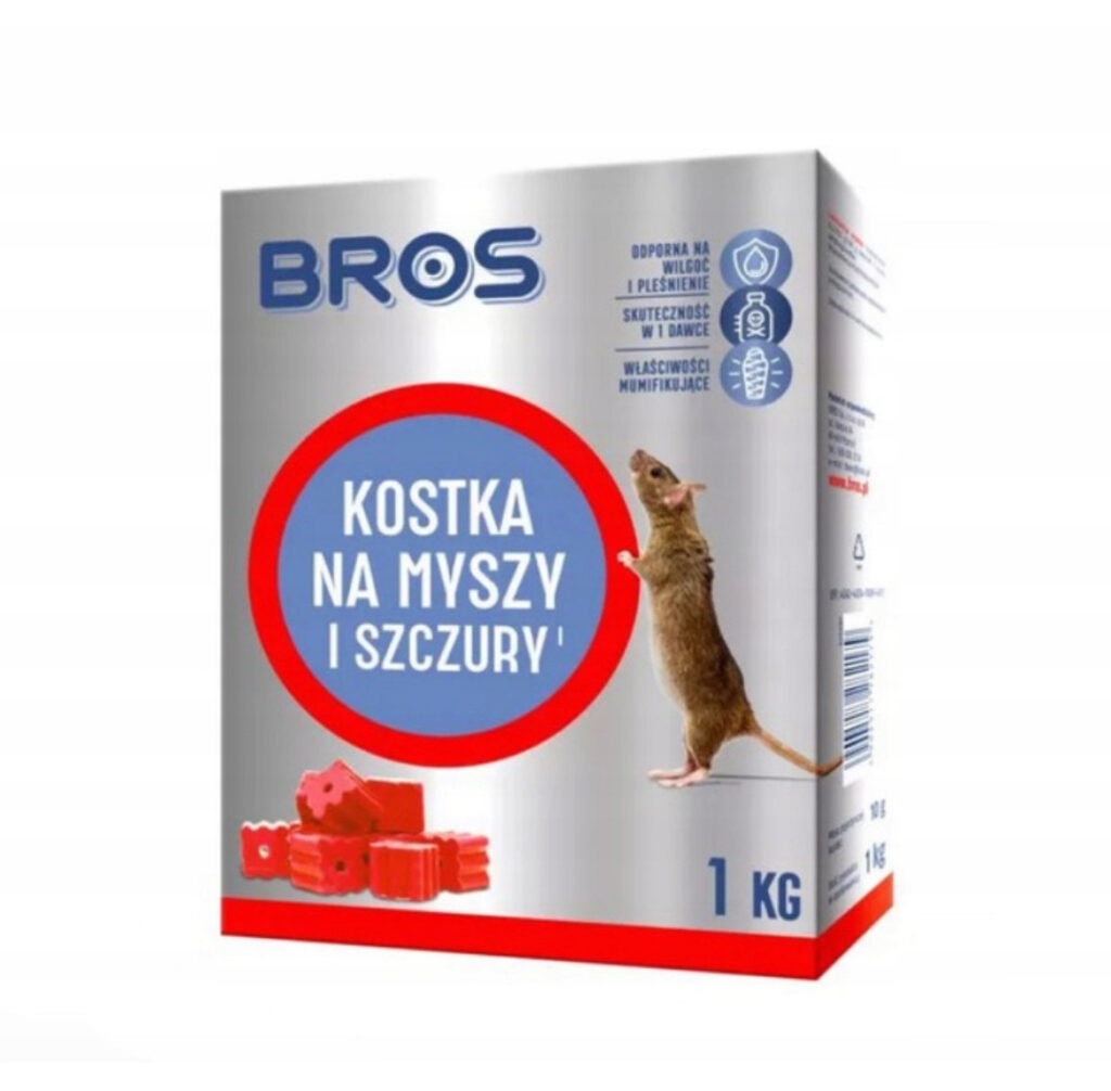 Kostka na myszy i szczury 1 kg Bros
