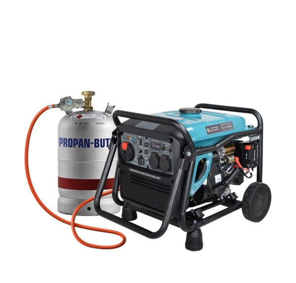 Generator inwertorowy gazowo-benzynowy KS 4100iEG