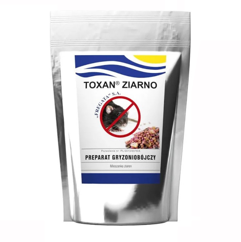 Trutka na myszy i szczury płatki Toxan 1 kg