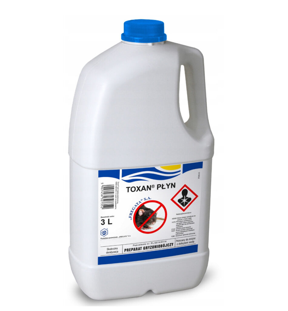 Płyn na myszy i szczury Toxan 3 l