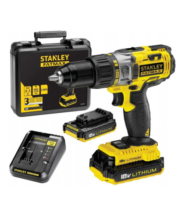 Wiertarko-wkrętarka udarowa FatMax FMC625D2 2x2,0Ah Stanley