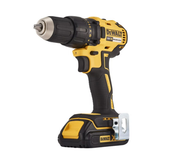 Wiertarko-wkrętarka bezszczotkowa DeWalt 18 V 2 x 1,5 Ah