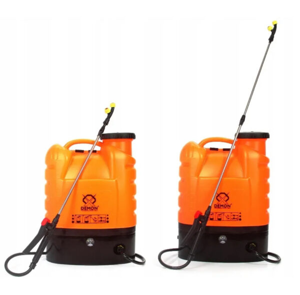 Opryskiwacz plecakowy elektryczny 16 l pomarańczowy Demon - obrazek 4