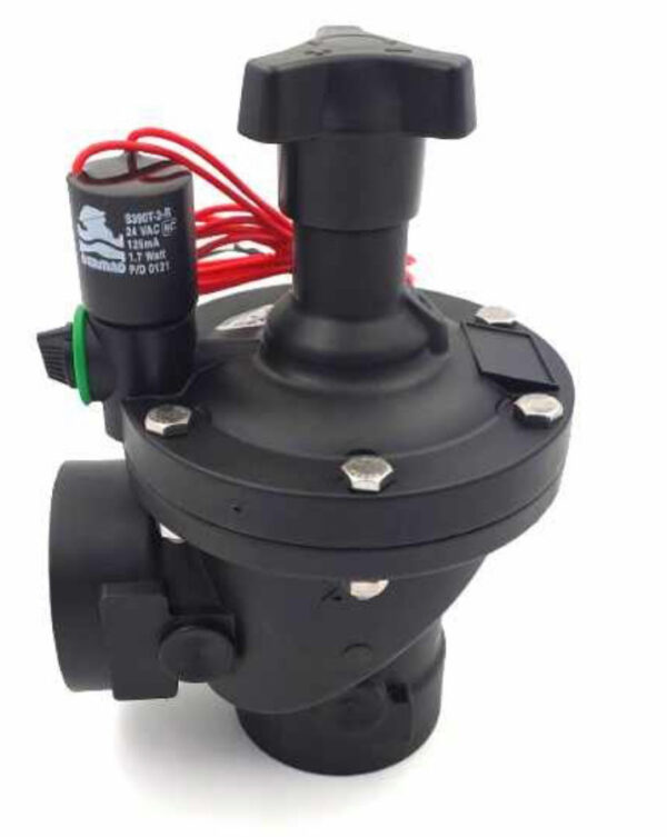 Elektrozawór 2" Bermad z regulatorem przepływu IR-21T-M 24VAC (KĄTOWY)