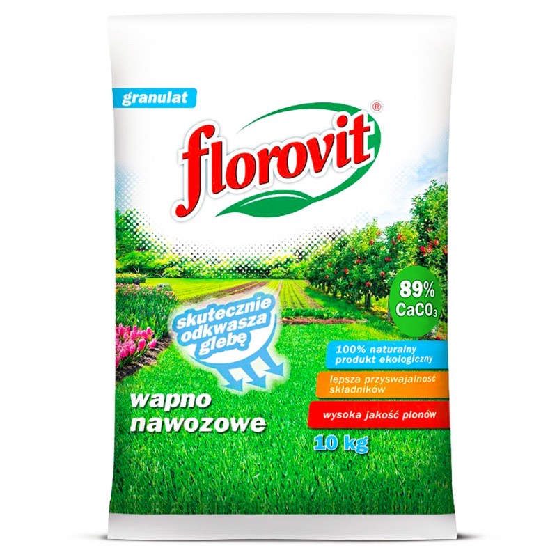 Wapno nawozowe granulat 10 kg Florovit
