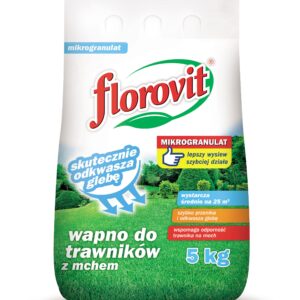 Wapno do trawników z mchem 5 kg Florovit