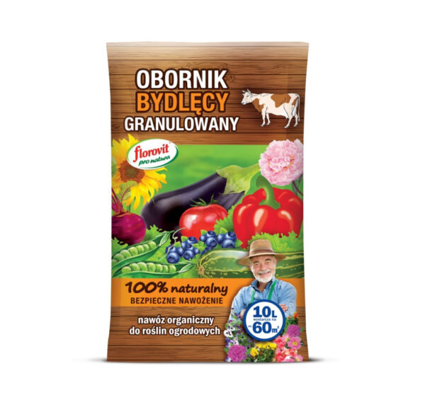 Obornik granulowany bydlęcy 10 l Florovit Pro Natura