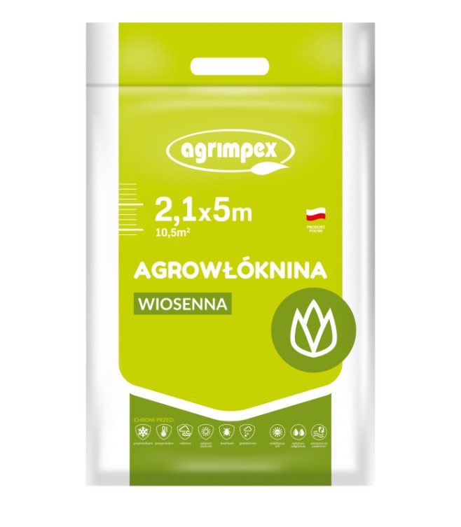 Agrowłóknina osłaniająca wiosenna 17g/m2  2,1x 5m Agrimpex
