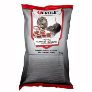 Pasta na myszy i szczury 1 kg czerwona Fertile