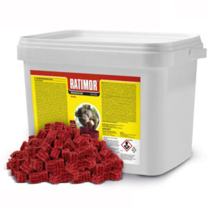 Kostka woskowa czerwona na myszy i szczury Ratimor 3 kg