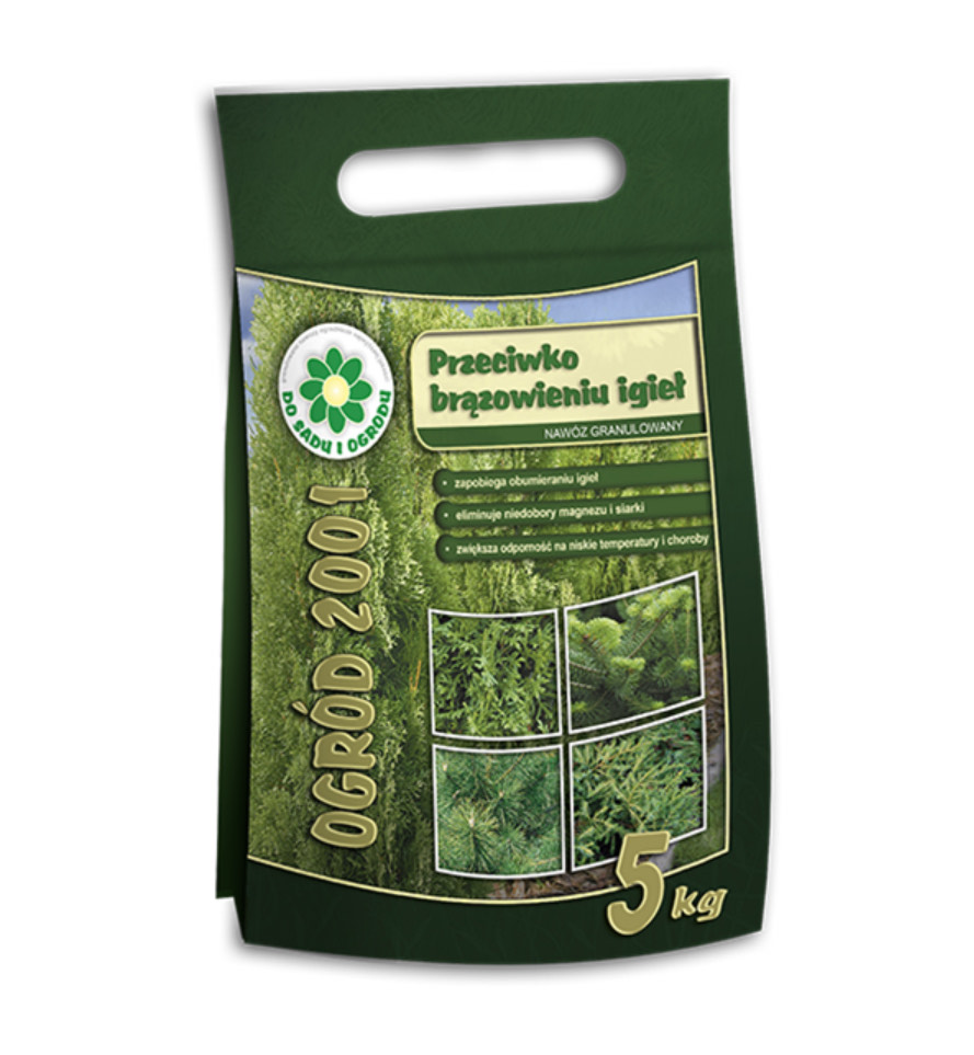 Nawóz przeciwko brązowieniu igieł Ogród 2001 5 kg Siarkopol