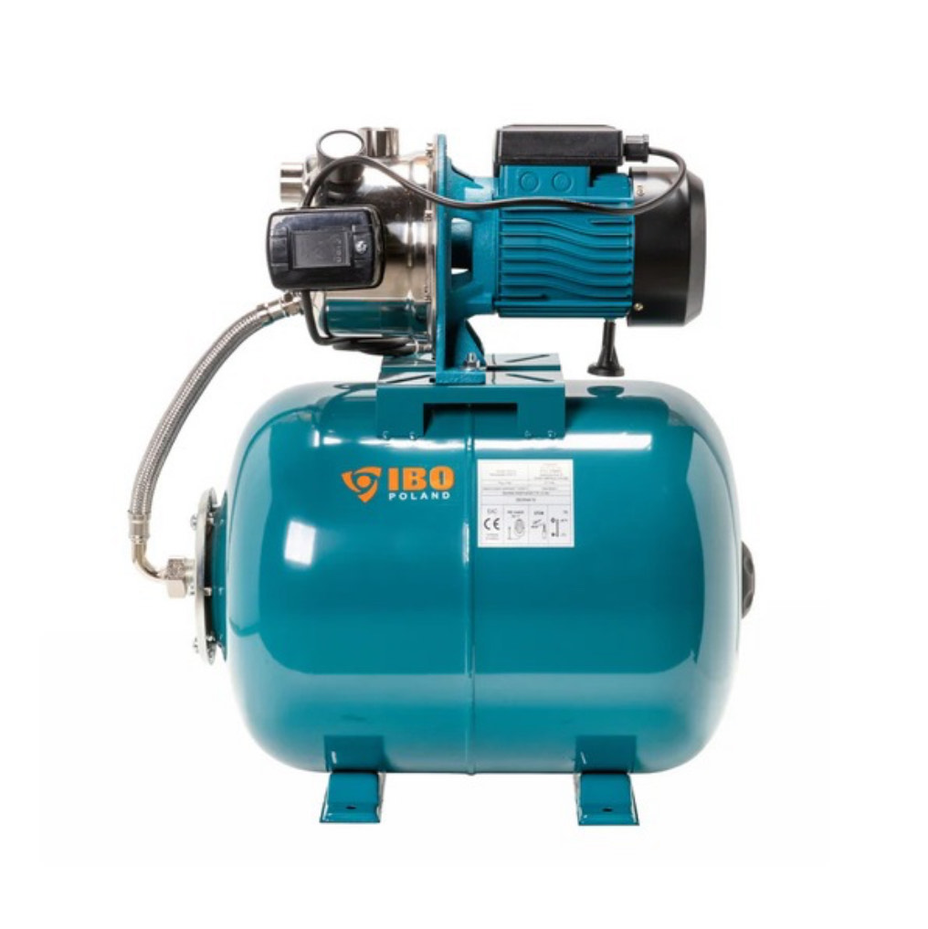 Zestaw hydroforowy z pompą hydroforową AJ 50/60 INOX i zbiornikiem 50l IBO