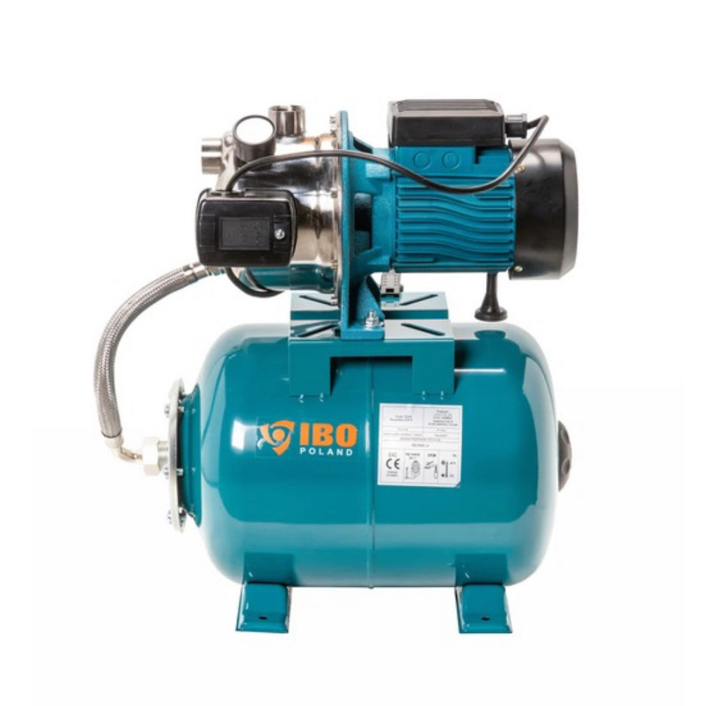 Zestaw hydroforowy z pompą hydroforową AJ 50/60 INOX i zbiornikiem 24l IBO