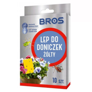 Lep do doniczek żółty 10 sztuk BROS