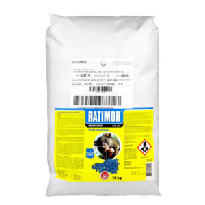 Trutka na szczury i myszy granulat niebieski 10 kg Ratimor