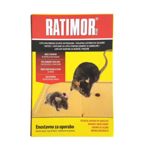 Pułapka lepowa na szczury i myszy Ratimor Plus - książka