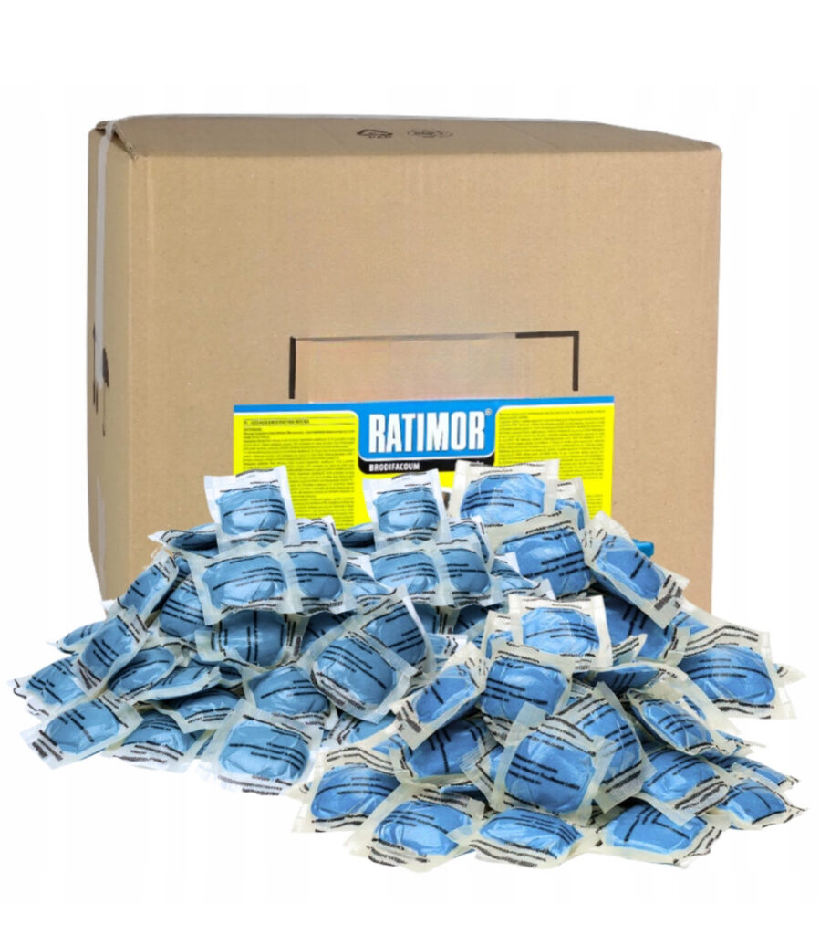 Trutka na myszy i szczury niebieska pasta 10 kg Ratimor
