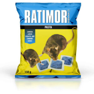 Trutka na myszy i szczury niebieska pasta 150 g Ratimor