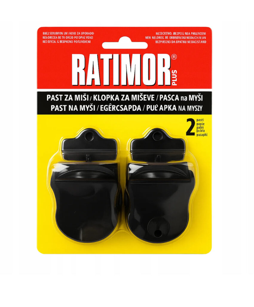 Silna pułapka na myszy i szczury Ratimor